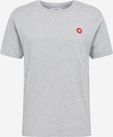 WOOD WOOD Regular Fit T-Shirt 'Ace' in Grau: predná strana