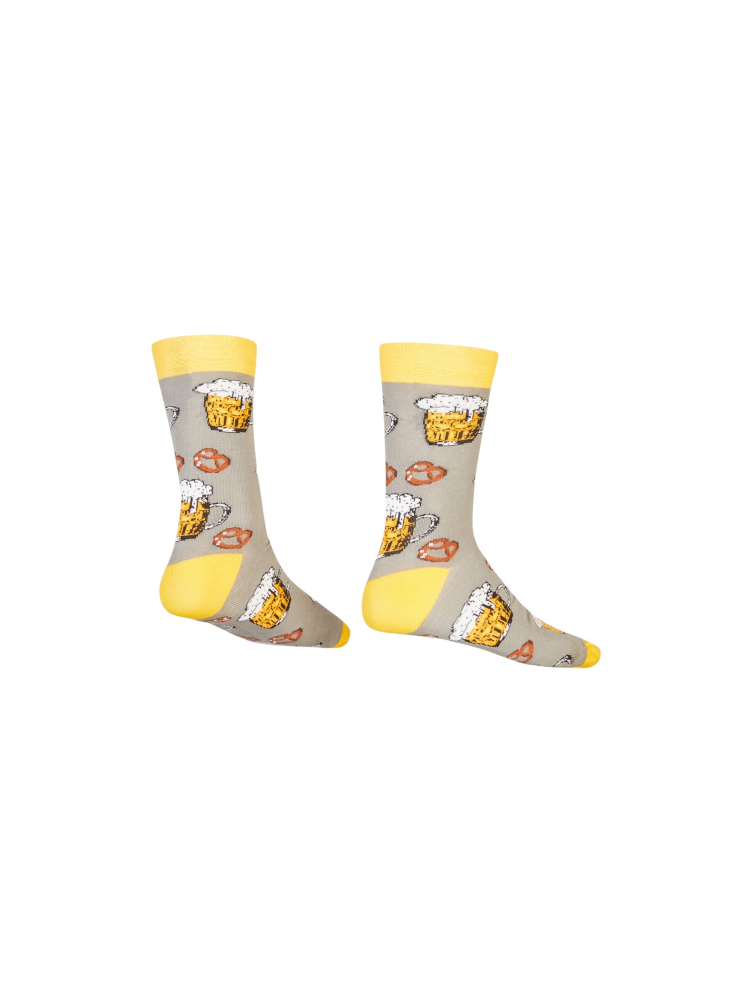 AbgeStrumpft Socks 'Bier' in Grey