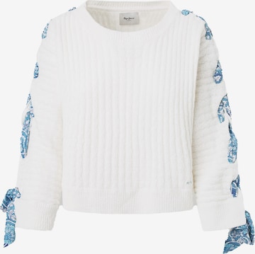 Pepe Jeans Pullover 'GAIA' in Weiß: predná strana