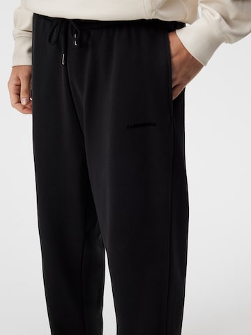 J.Lindeberg Lużny krój Spodnie 'Callan' w kolorze czarny