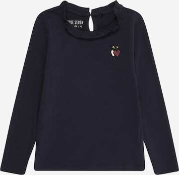 mėlyna BLUE SEVEN Marškinėliai: priekis