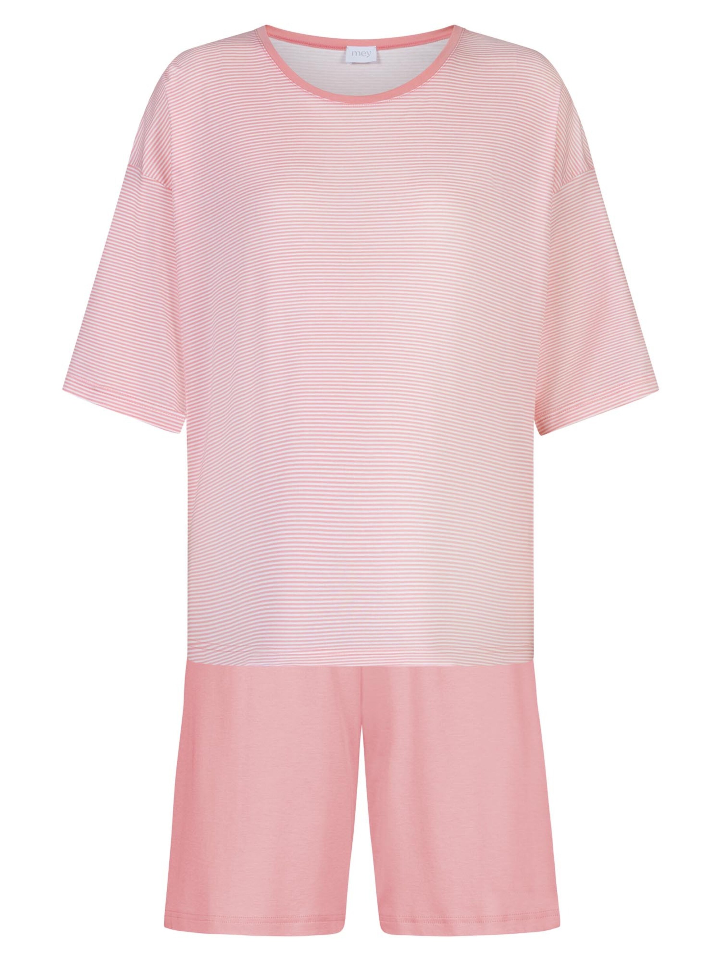 Mey Pajama 'Simple Stripes' in Mixed colors: front