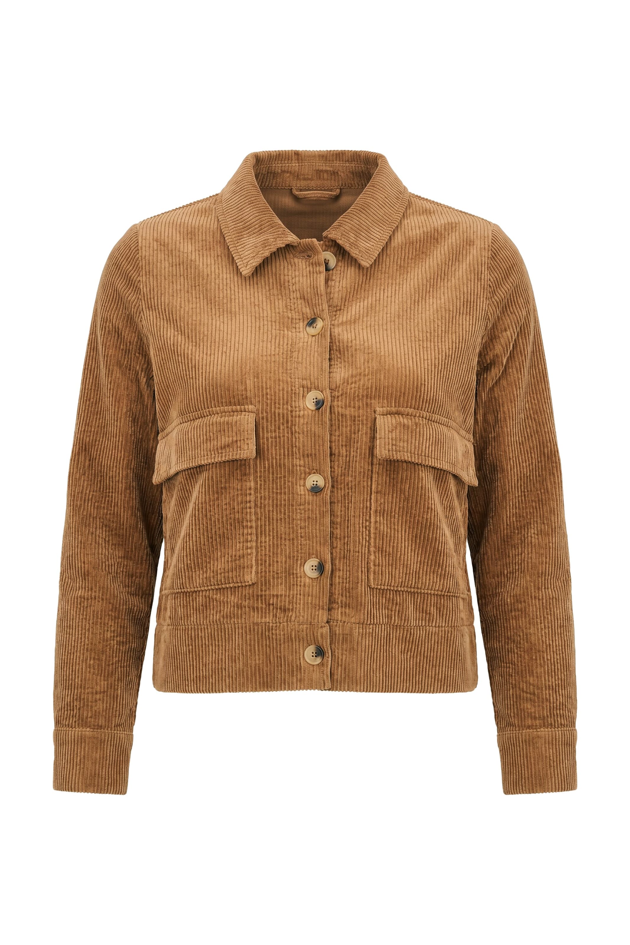 Ulla Popken Übergangsjacke in Bronze: Vorderseite