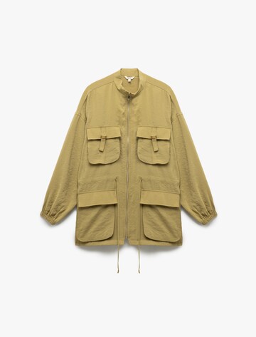 Koton Between-Seasons Parka in Green: front