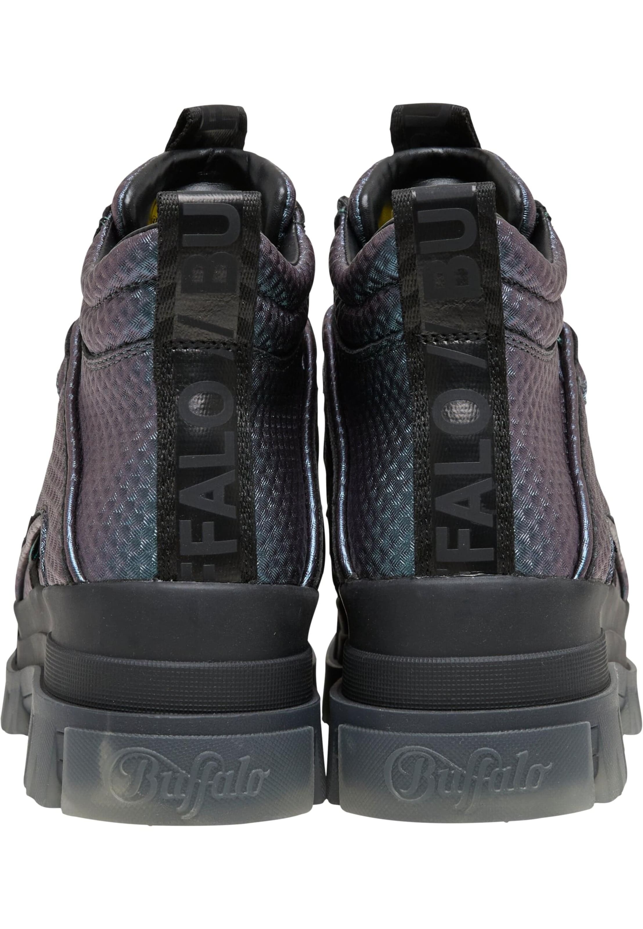 BUFFALO - Botim com fivela 'Aspha' em preto