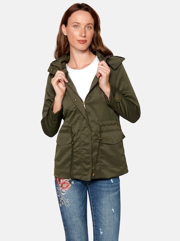 KOROSHI Between-seasons parka in Green