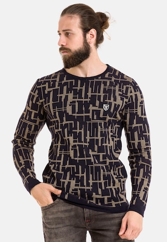 CIPO & BAXX Strickpullover in Braun: predná strana