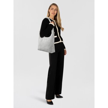 Harbour 2nd Schultertasche  'Laurine' in Grau: Vorderseite