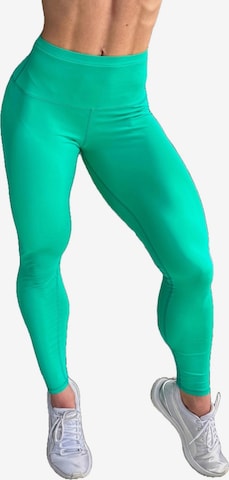 LUXFEEL - Leggings 'Leggings mit hoher Taille Myself' en verde: frente
