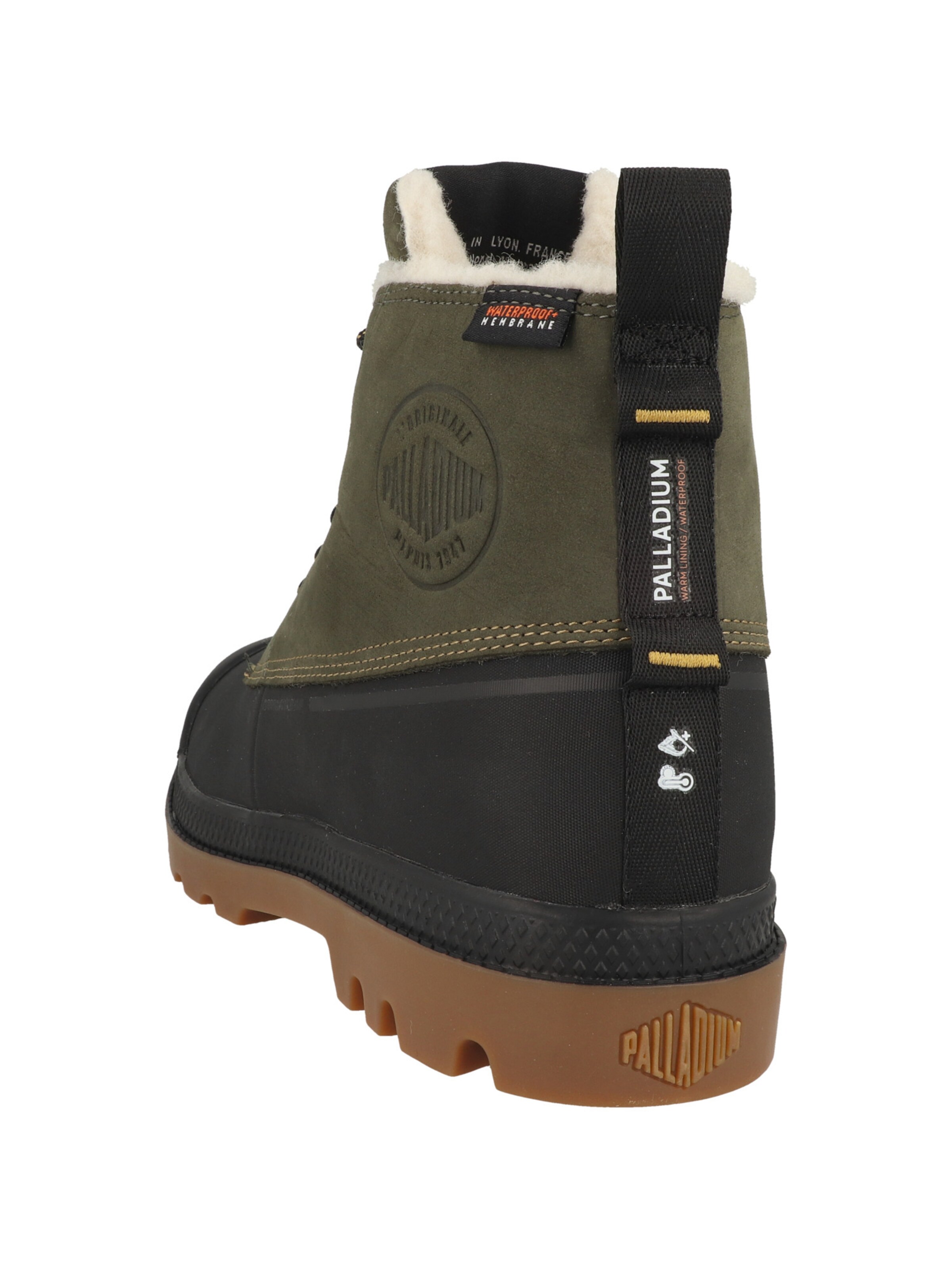 Palladium - Botas 'Pampa Duck' em verde