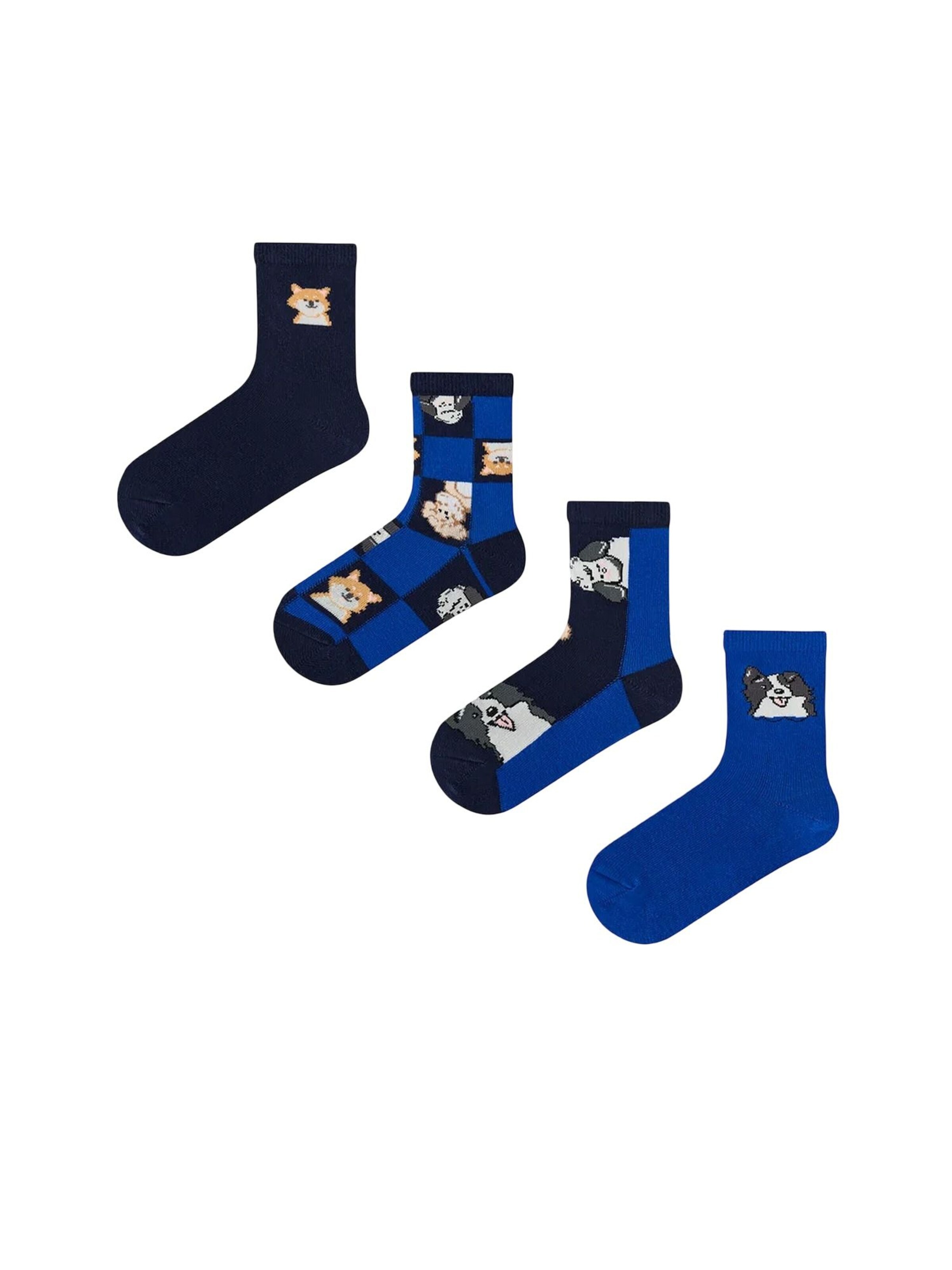 Penti Sokken 'The Paw Club' in Blauw