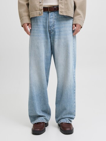 Wide Leg Jean 'JJIDAVE JJCOOPER' JACK & JONES en bleu : devant