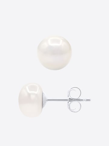 Orecchini 'PASSY' di Ateliers Saint Germain in bianco: frontale