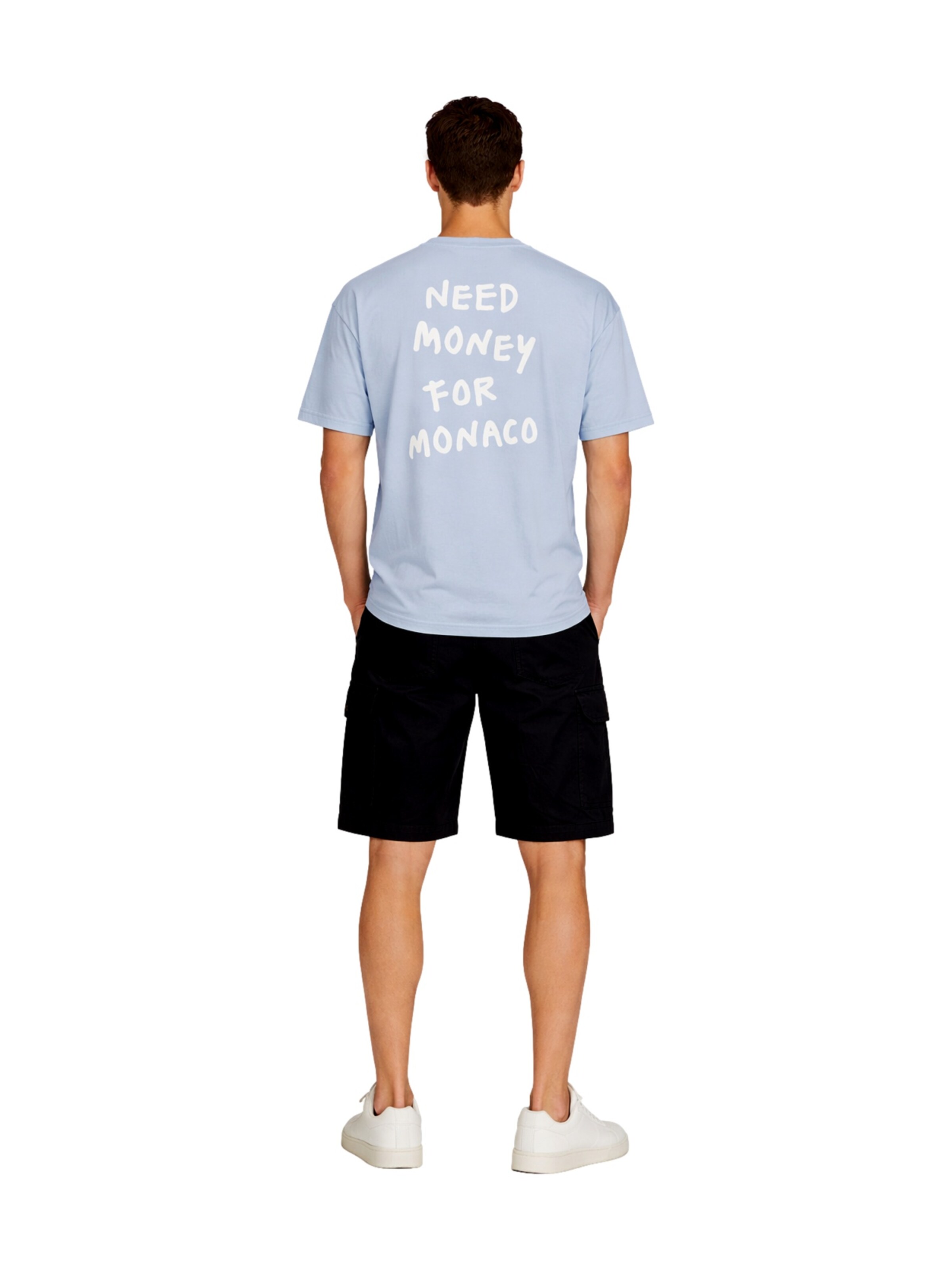 Only & Sons T-Shirt 'Money Life' in Blau