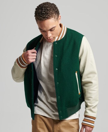 SuperdryPrijelazna jakna - zelena boja: prednji dio