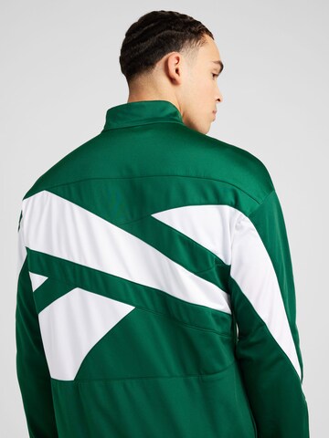 Reebok Sweat jacket 'VECTOR' in Green