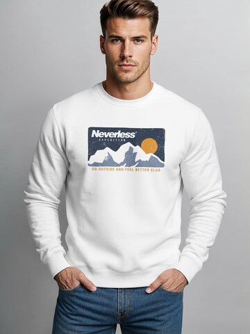 Neverless Sweatshirt 'Neverless Expedition' in Weiß