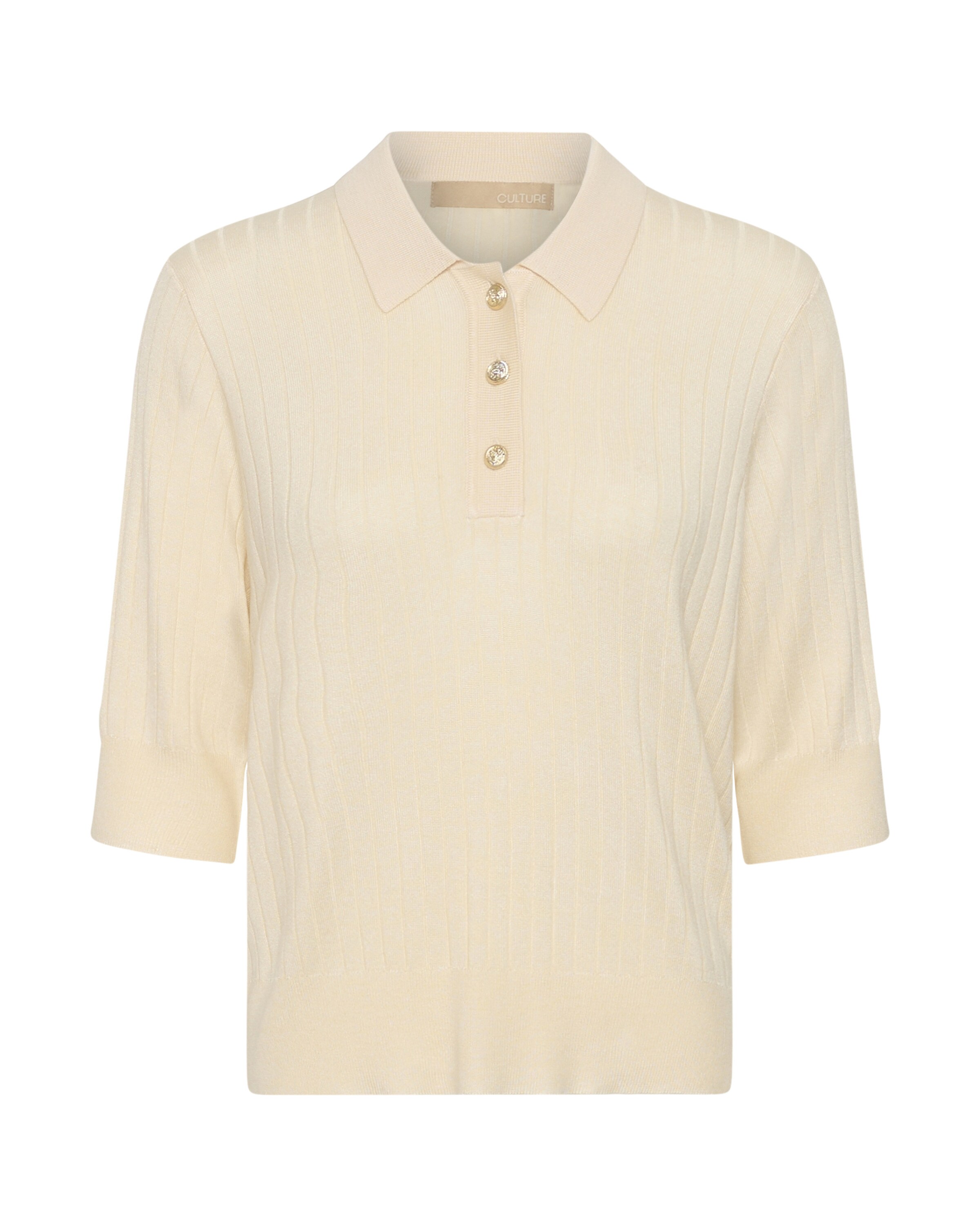 CULTURE - Pullover 'CUsophi Annemette' em bege: frente