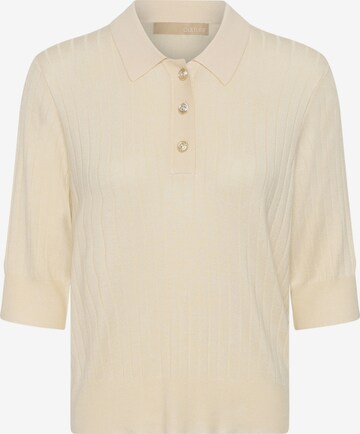 CULTURE - Pullover 'CUsophi Annemette' em bege: frente