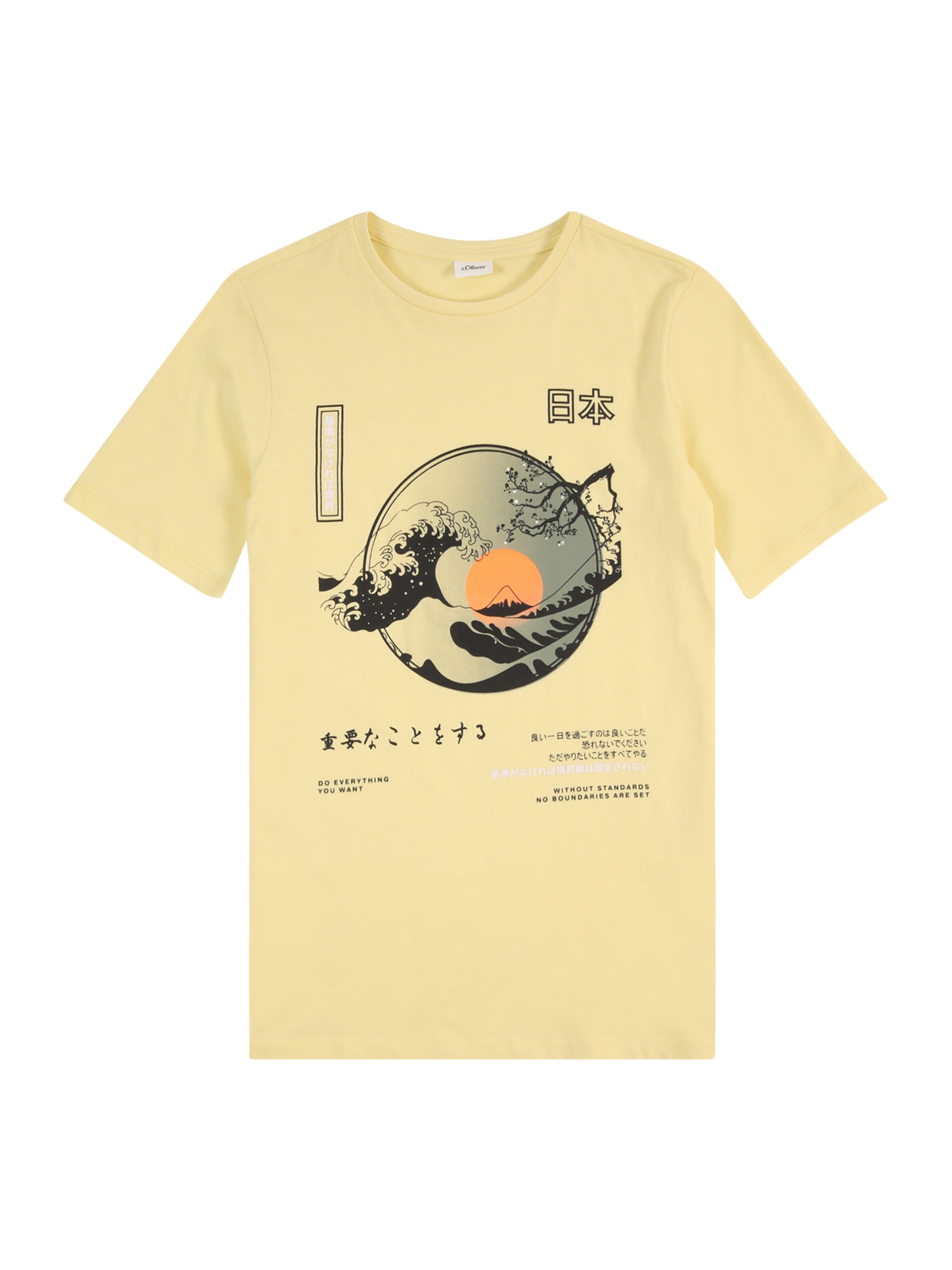 s.Oliver Shirts i gul: forside