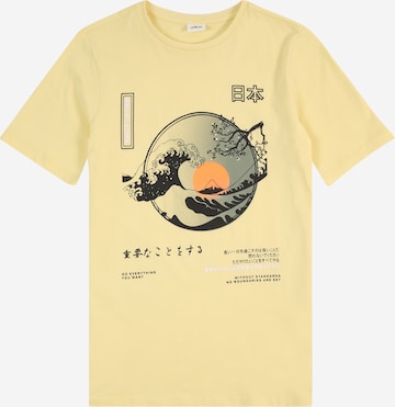 s.Oliver T-Shirt in Gelb: Vorderseite