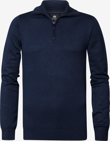 Petrol Industries Pullover 'Harvey' in Blau: predná strana