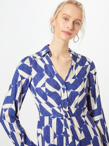 Sisley Shirt Dress in Blue