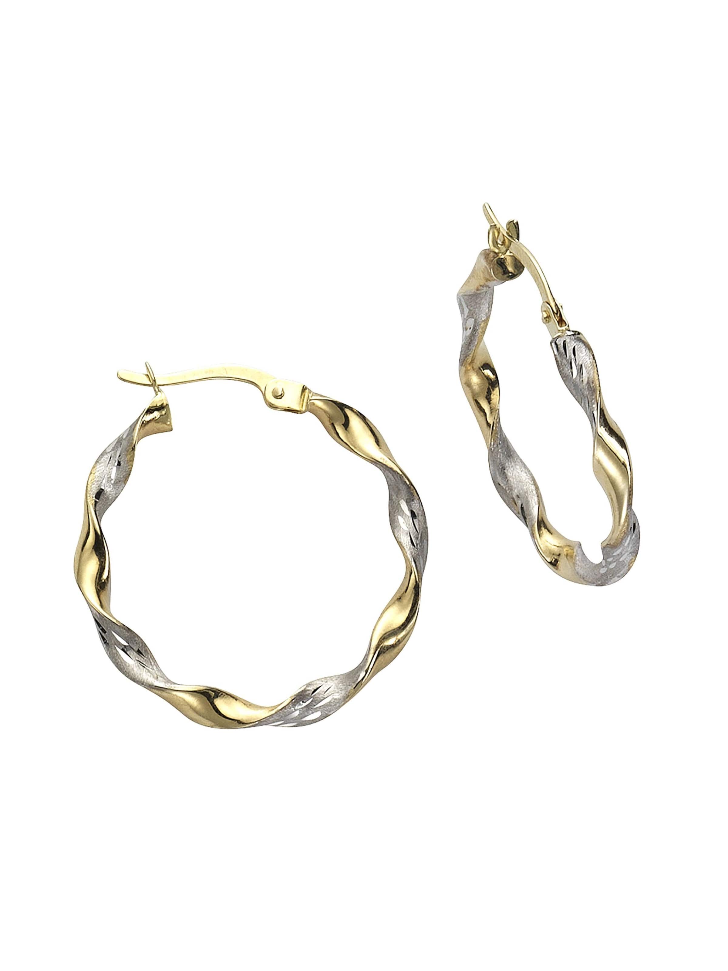 Fascination by Ellen K. Boucles d'oreilles en or / argent, Vue avec produit