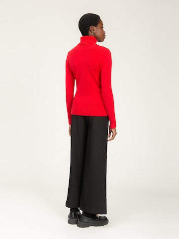 Influencer Pullover in Rot