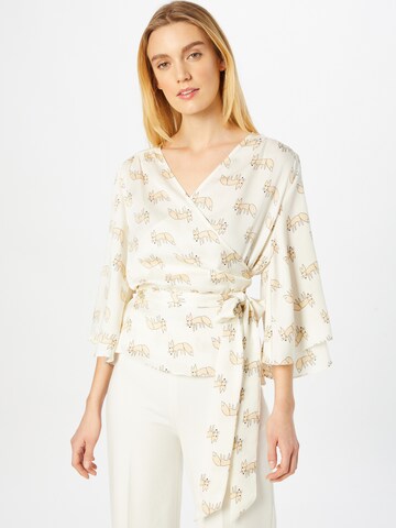 Stella Nova Blouse 'Ellen' in Beige: voorkant