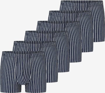 SCHIESSER Boxershorts '95/5 Essentials Organic Cotton' in Blauw: voorkant