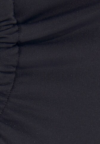 LASCANA Bustier Badeanzug in Schwarz