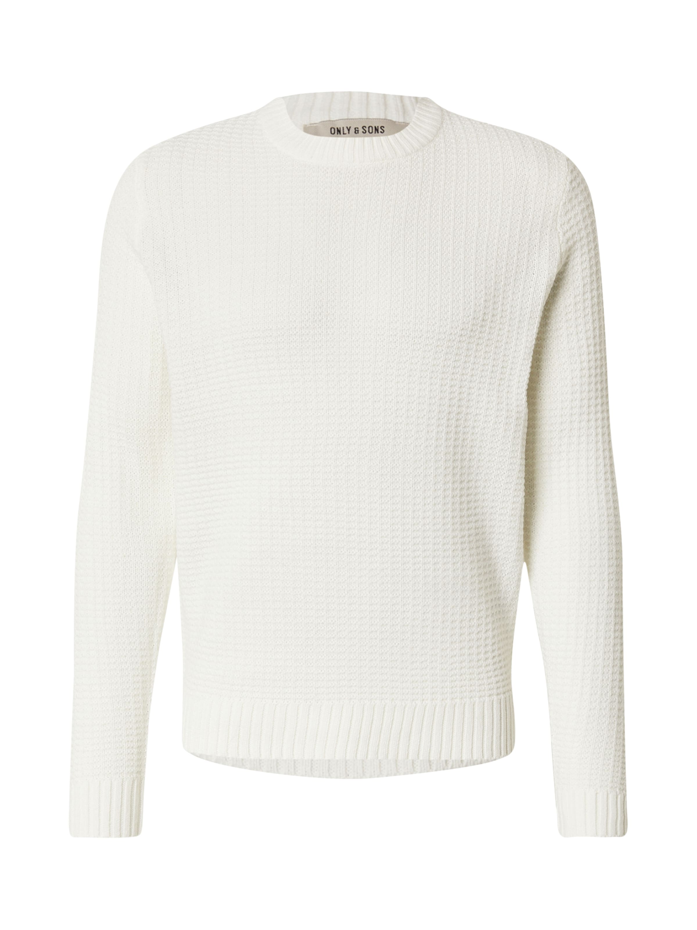 Pull-over 'ONSALAM' Only & Sons en blanc : devant