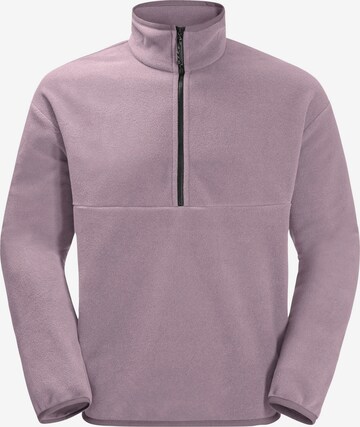 JACK WOLFSKIN - Pullover desportivo em roxo: frente