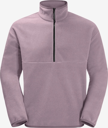 JACK WOLFSKIN Athletic Sweater in Purple: front
