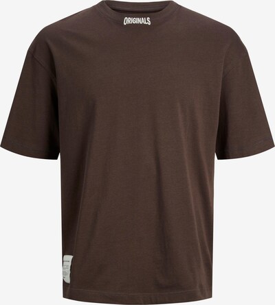 Tricou 'RAMI' JACK & JONES pe maro închis / alb, Vizualizare produs