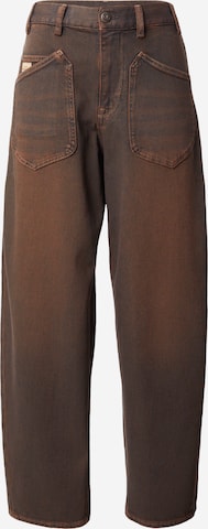 Wide Leg Jean 'Meryll' Herrlicher en marron : devant