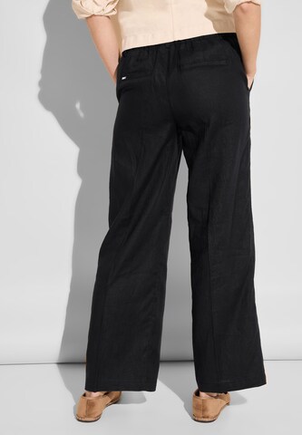 STREET ONE Wide leg Pants in Black