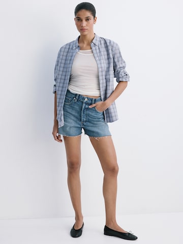Regular Jeans 'ANDY' de la MANGO pe albastru