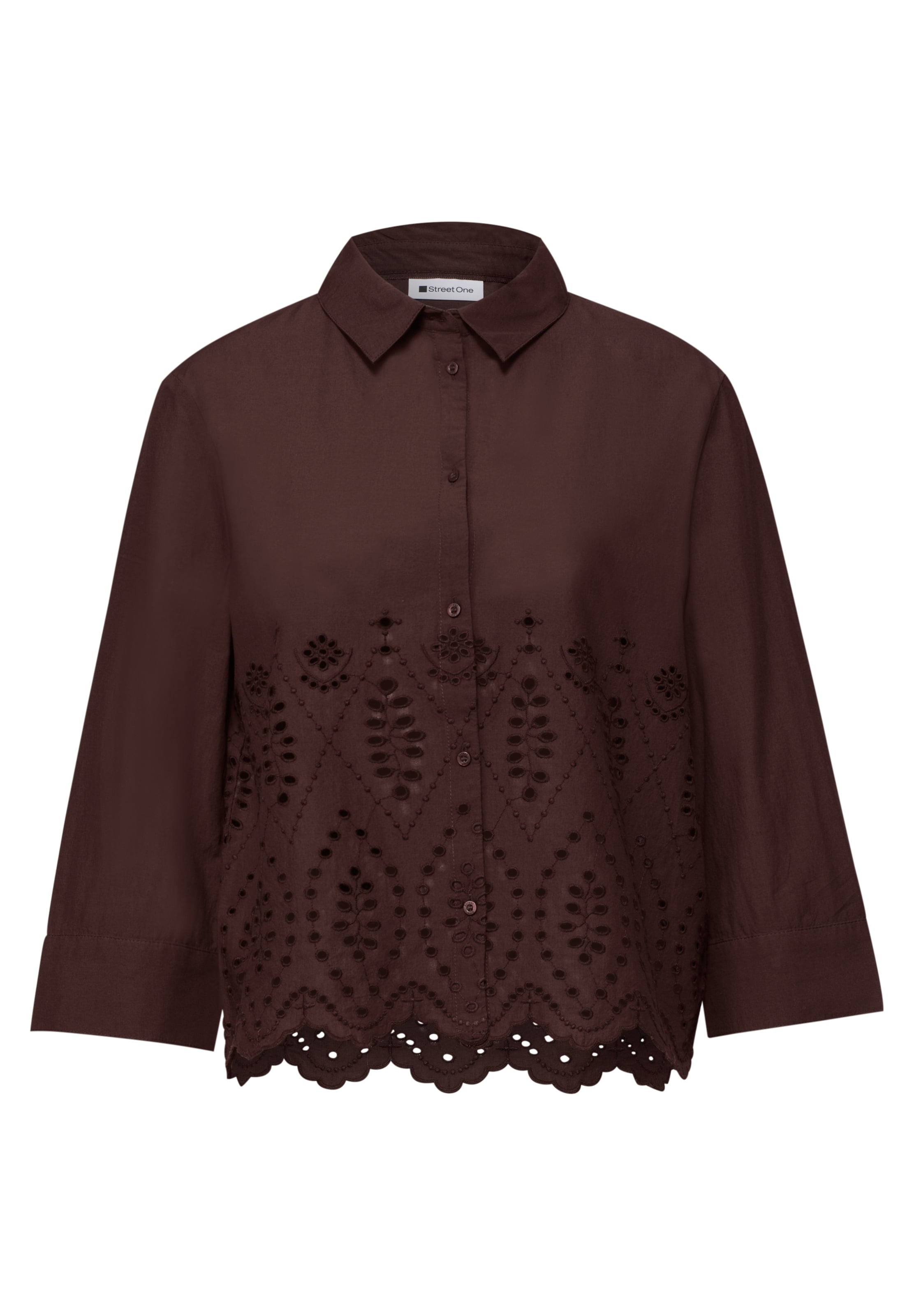 STREET ONE Bluse in Braun: Vorderseite