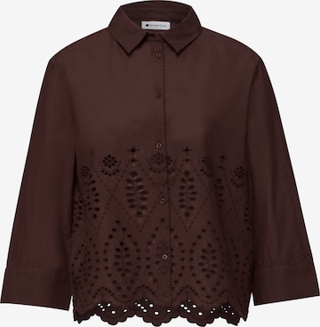 STREET ONE Blouse in Brown: front