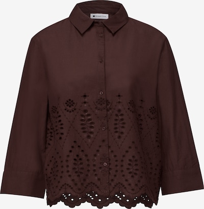 STREET ONE Bluse in XS in dunkelbraun, Produktansicht
