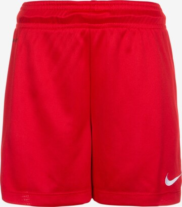 NIKE Workout Pants 'Park II' in Red: front