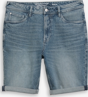 Regular Jeans 'AEDAN' de la TOM TAILOR DENIM pe albastru: față