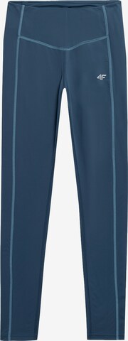 4F Skinny Sportbroek in Blauw: voorkant