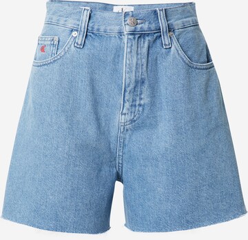 Calvin Klein Jeansregular Traperice 'RAW EDGE' - plava boja: prednji dio