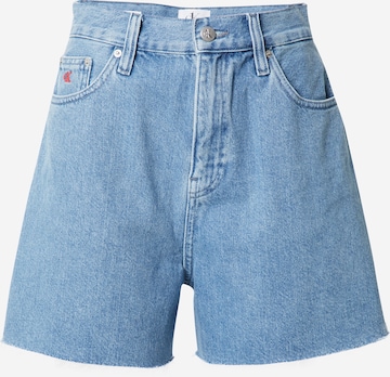 Calvin Klein Jeans Džíny 'RAW EDGE' – modrá: přední strana