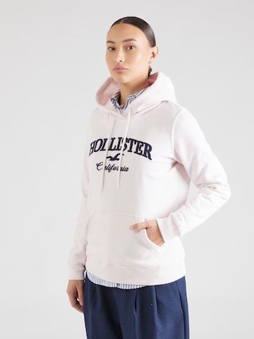 HOLLISTER Sweatshirt 'TECH CORE' i rosa: framsida