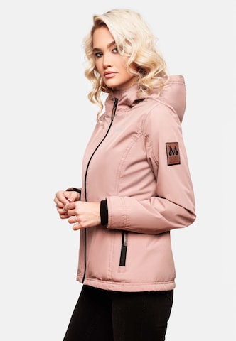 MARIKOO Демисезонная куртка 'Brombeere' в Ярко-розовый