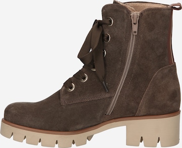 GABOR Lace-Up Ankle Boots in Brown